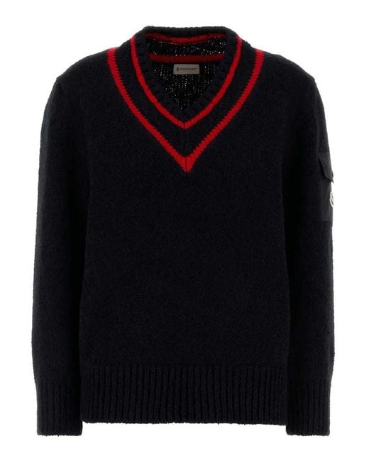 Moncler Black V-neck