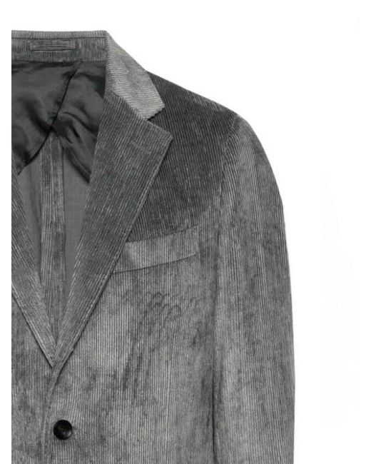 Lardini Gray Jacket Special Line Drop 7 Regular for men