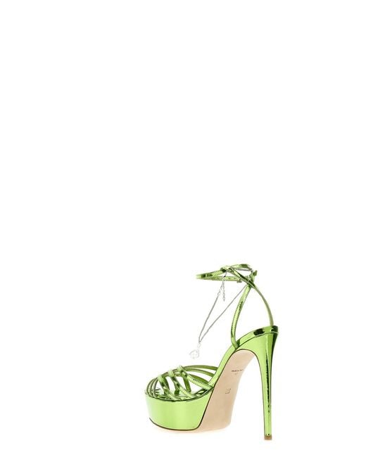 Nicolo' Beretta Green Heidi Sandals