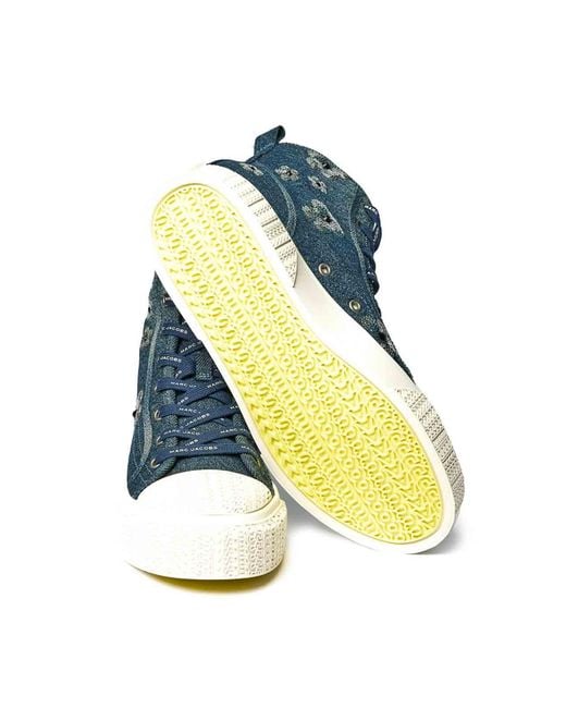 Marc Jacobs Blue The High Top Sneakers