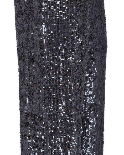 P.A.R.O.S.H. Gray Sequined Trousers