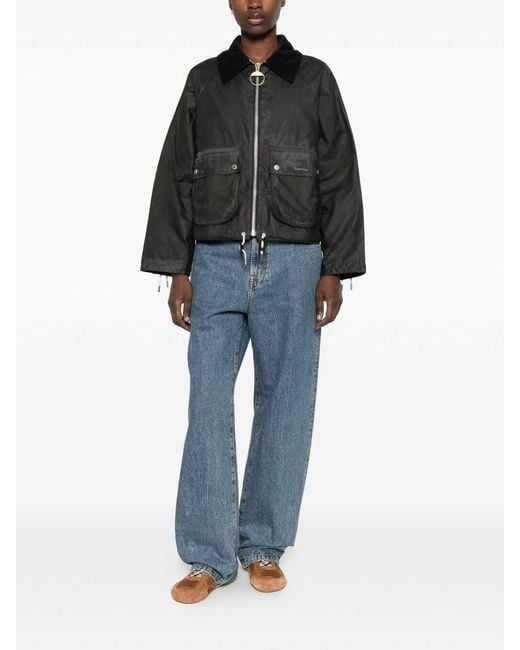Barbour Black Ribbed Jacket