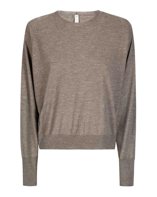 Boboutic Brown Maglia Manica Lunga