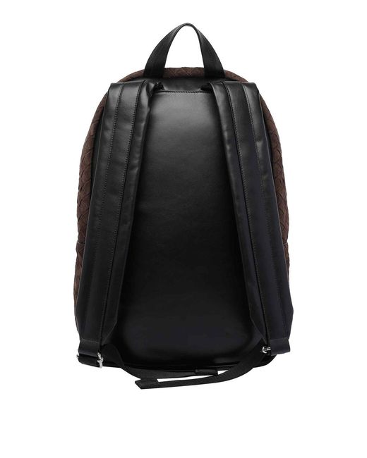 Bottega Veneta Brown Intrecciato Backpack for men
