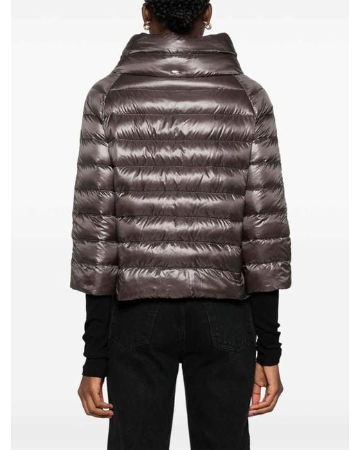 Herno Brown Sofia Short Down Jacket