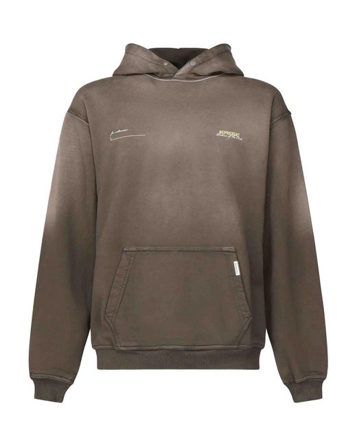Represent Gray Owners Club Hoodie for men