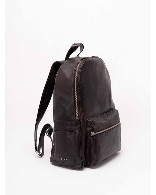 Orciani Black 'Lagoon' Backpack for men