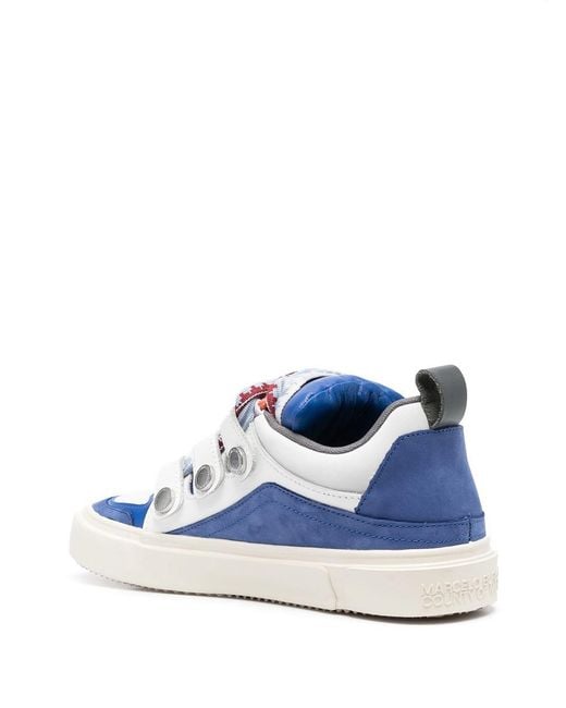 Marcelo Burlon Blue Sneakers for men