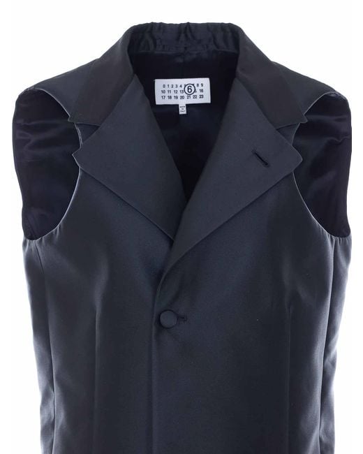 MM6 by Maison Margiela Blue Vest