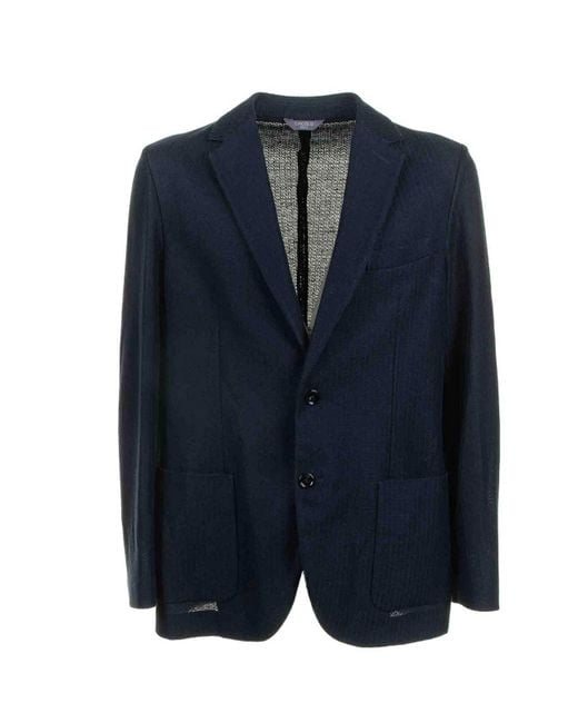 Circolo 1901 Blue Single-Breasted Jacket for men