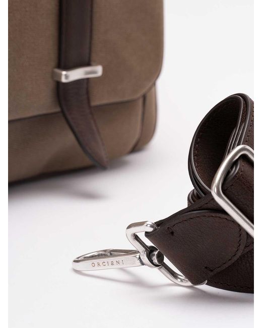 Orciani Brown 'Safari' Holdall for men