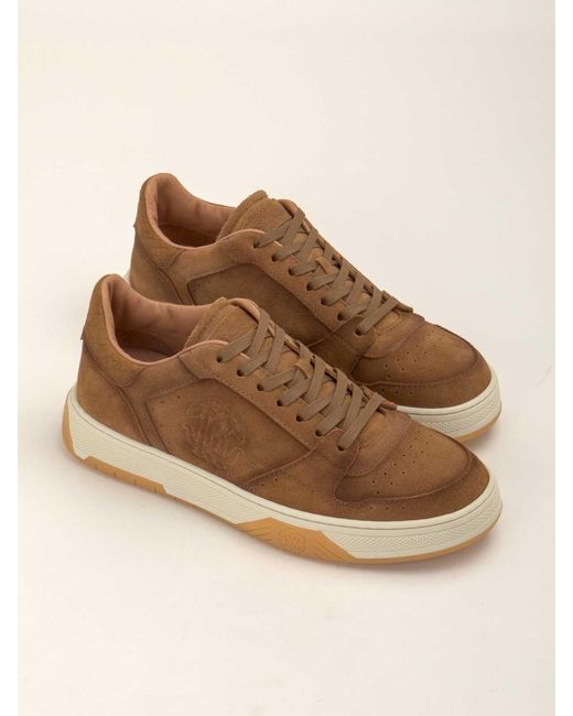 Roberto Cavalli Brown Sneakers for men