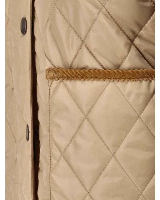 Burberry Natural Quilted Jacket