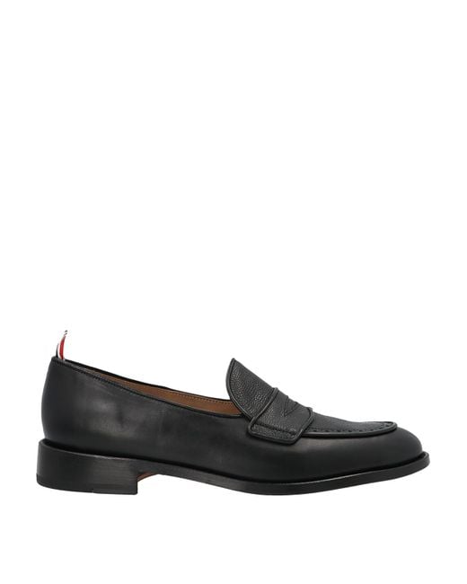 Thom Browne Black Soft Penny Loafers for men