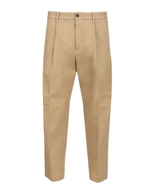 Nine:inthe:morning Natural Chino Trousers for men