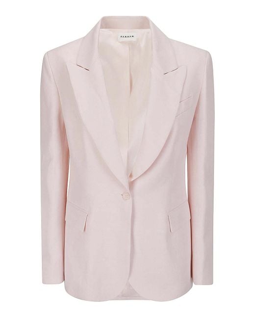 P.A.R.O.S.H. Pink Blazer With Lapels