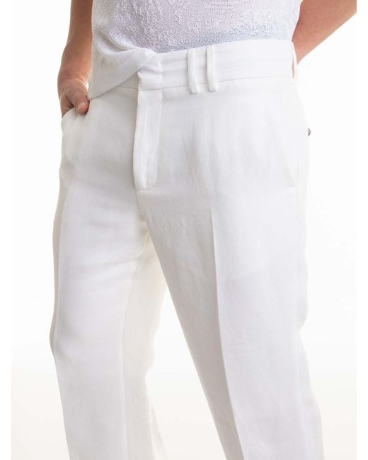 Roberto Cavalli White Pants for men