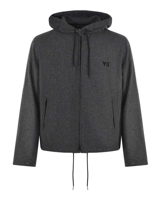 Y-3 Gray Sweatshirt Wool Blend for men