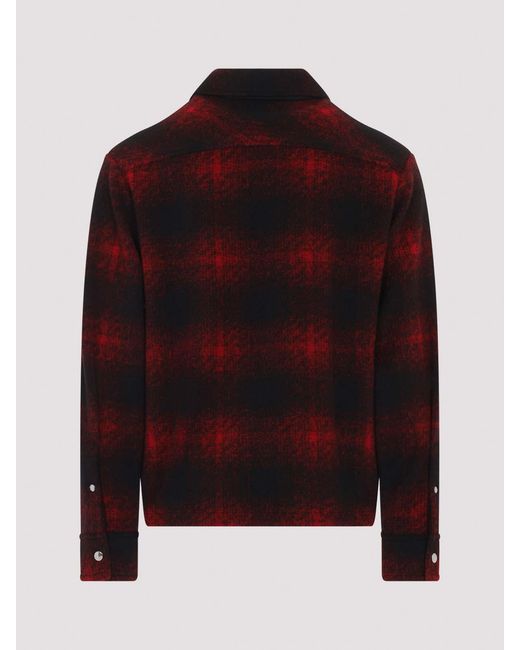 Moncler Red Shirt Jacket for men