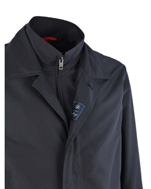Fay Blue Waterproof Morning Coat for men