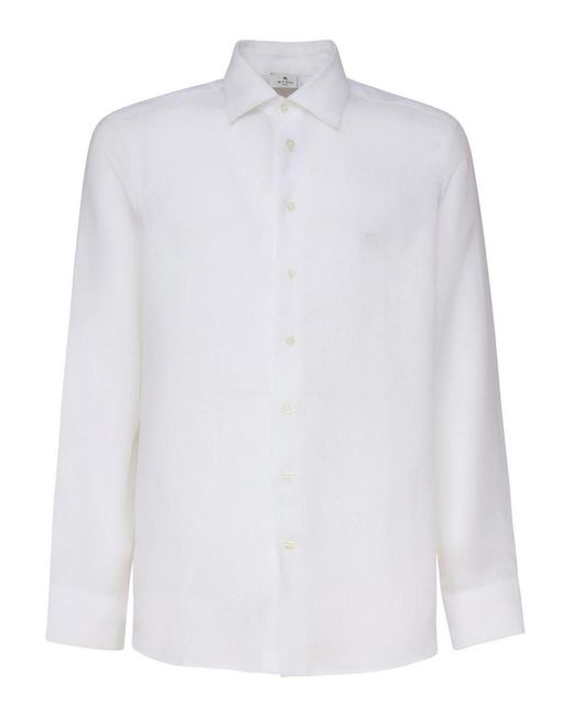 Etro White Pegasus Shirt for men