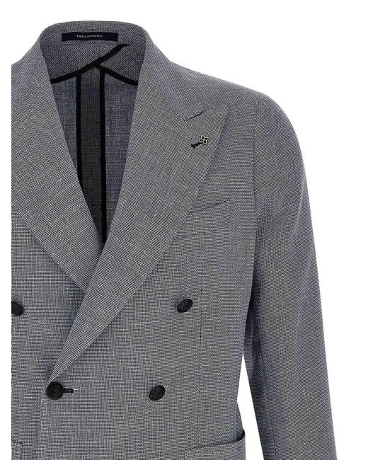Tagliatore Gray Montecarlo Blazer for men