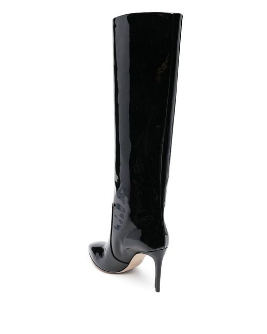 Paris Texas Black Pointed-Toe 90Mm Heeled Boots