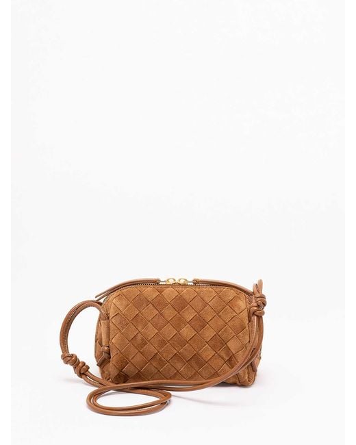 Bottega Veneta Brown Concert Pouch
