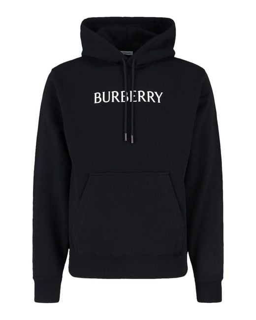 Burberry Black Simon Hoodie for men