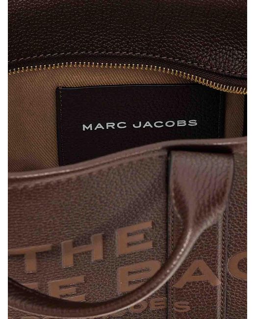 Marc Jacobs Brown The Leather Small Tote Handbag
