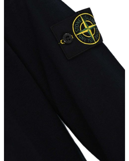 Stone Island Black Rws Pure Wool Sweater for men