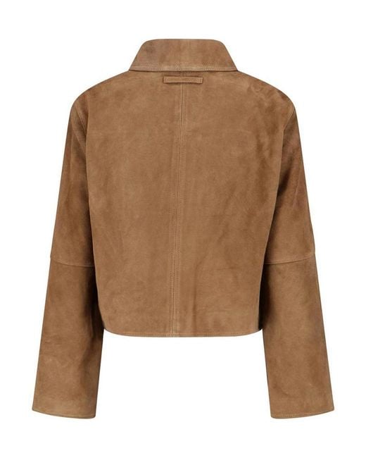 Low Classic Brown Suede Jacket