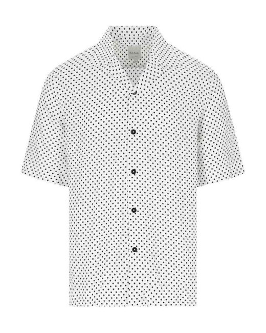 Paul Smith White Pois Shirt for men