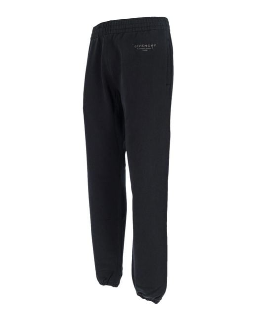 Givenchy Blue Sports Pants Logo for men