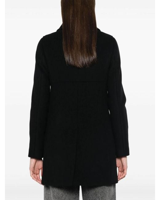 Fay Black Wool And Cashmere Coat