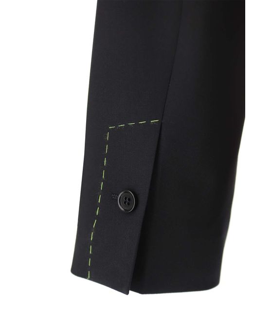 MSGM Black Classic Jacket for men