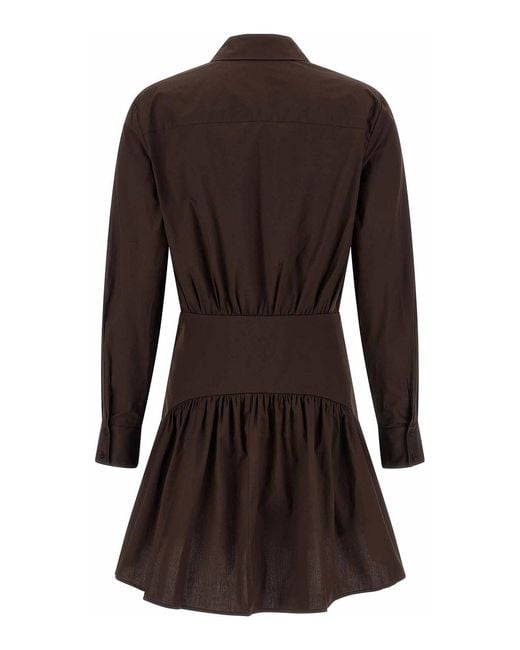 Staud Brown Shirt Dresses