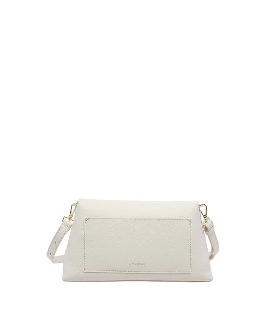 Coccinelle White Nikla Shoulder Bag Small