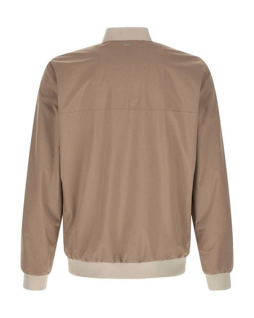 Herno Natural Functional Bomber Jacket for men