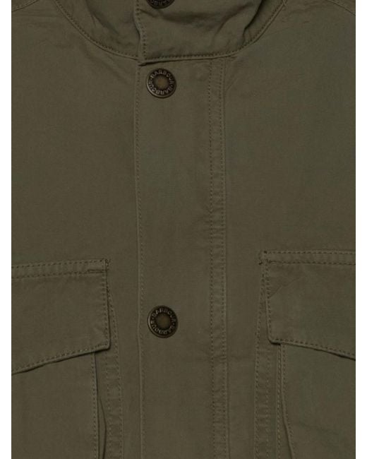 Barbour Green Four-Pocket Field Jacket for men