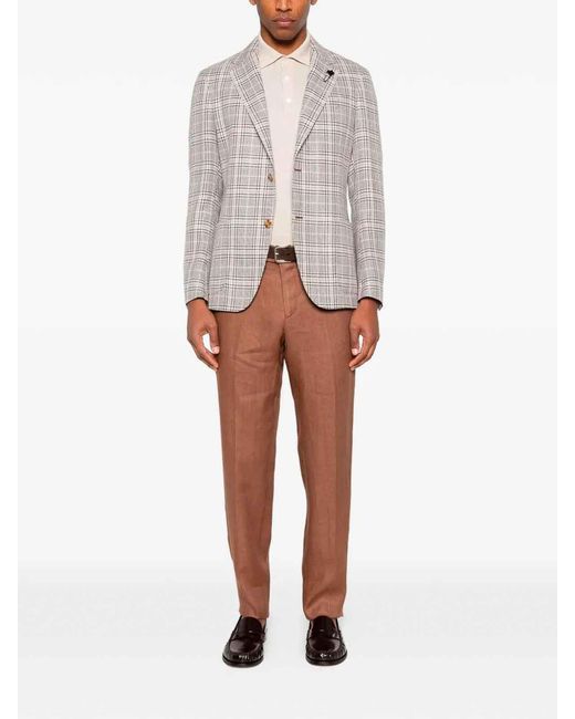 Lardini White 'Roma' Jacket for men