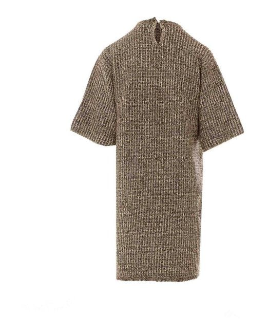 Fabiana Filippi Natural Tweed Dress