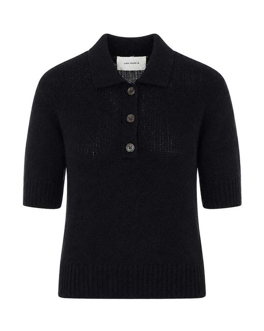 Lisa Yang Black Masy Polo