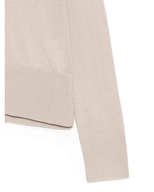 Alpha Studio Natural High Neck Sweater