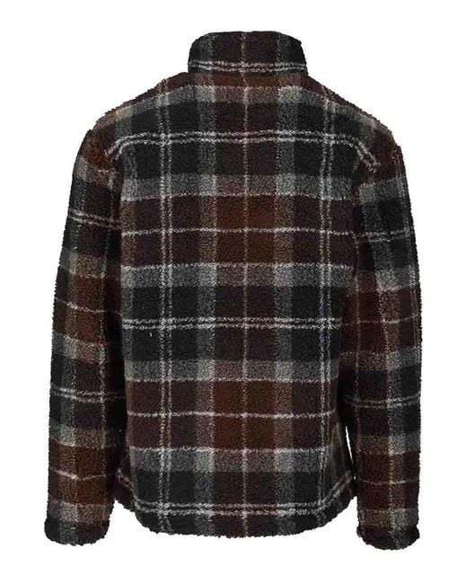 Barbour Black Tartan Fleece for men