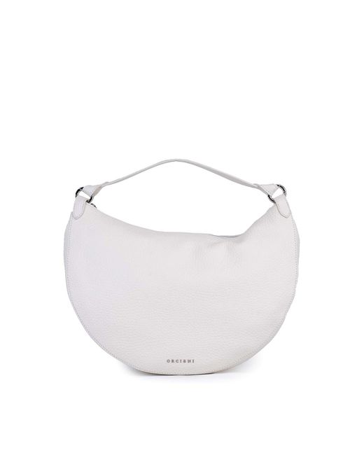 Orciani White Shoulder Bag
