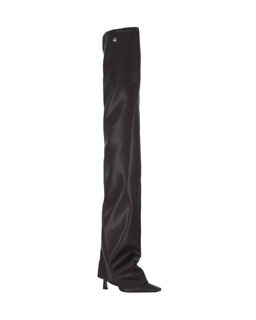The Attico White High Boots