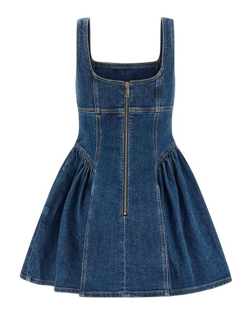Self-Portrait Blue Denim Mini Dress