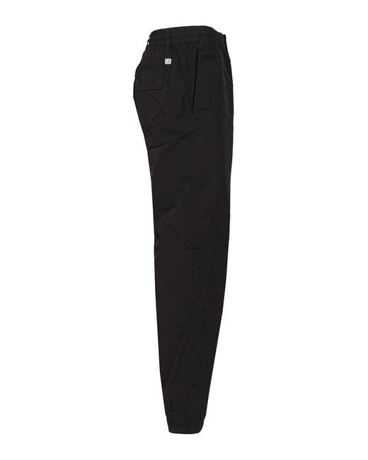C P Company Black Cargo Pants for men