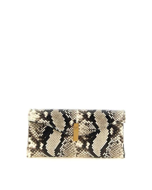 Giuseppe Zanotti Metallic Flutie Clutch